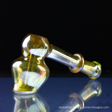 Vente en gros de tuyaux en verre pour fumer avec Bubbler (ES-HP-084)